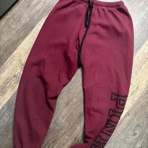 Victoria's secret Pink burgundy sweatpants